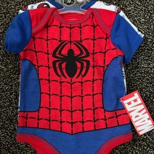 Spider man onesie set